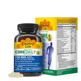 Country Life Core Daily-1 for Men - Multivitamin with Probiotics, Saw Palmetto, Pumpkin Seed Extract, and Coenzymated B Vitamins - Gluten-Free and Vegetarian - 60 Tablets