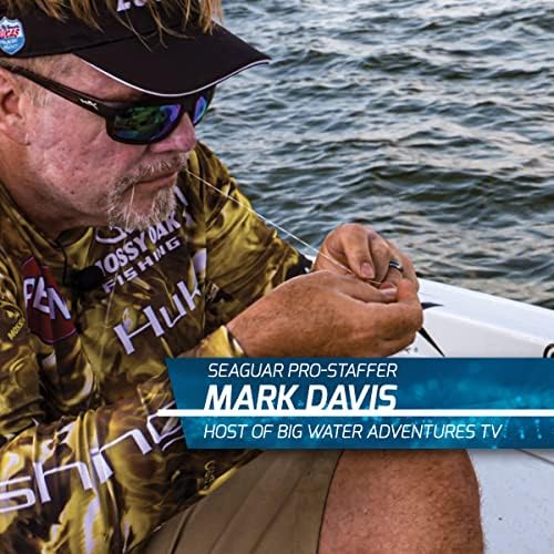 Seaguar Blue Label Fishing Leader Line for Saltwater, 100% Fluorocarbon, Clear, Multiple Sizes