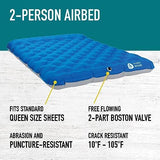 Sierra Designs Queen & Single Camping Air Bed Mattress for Car Camping, Trave, and Camp (Pump Included)