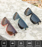 KALIYADI Polarized Sunglasses for Men, Lightweight Sun Glasses with UV Protection for Driving Fishing Golf