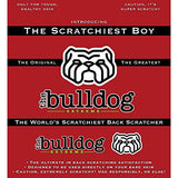 THE BULLDOG Extreme Back Scratcher, The Scratchiest Bulldog, with Extra Stiff Bristles for Serious Skin Itch Relief and Pleasure, Best Gift for Men and Women, Caution Extremely Scratchy