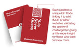 Yule Never Guess Christmas Trivia Game - Christmas Games for Family Party - Christmas Games - Christmas Family Games