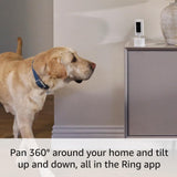Ring Pan-Tilt Indoor Cam — See all around your home or business with 360° pan coverage, HD video, plus Two-Way Talk (2024 release), Black