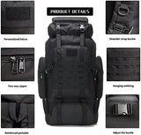 Hiking Backpack for Men 70L/100L Camping Backpack Military Rucksack Molle 3 Days Assault Pack for Climbing