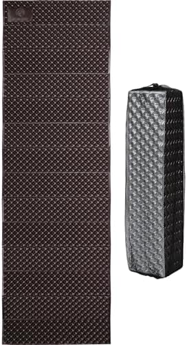 REDCAMP Foldable Foam Camping Pads for Sleeping, Waterproof Closed Cell Foam Camping Sleeping Pad - Ultra-Lightweight for Hiking & Backpacking, R-2.1 Insulated, Royal Blue/Grey/Green/Brown/Khaki