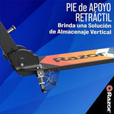 Razor A5 Lux Kick Scooter for Kids Ages 8+ - 8" Urethane Wheels, Anodized Finish Featuring Bold Colors and Graphics, for Riders up to 220 lbs