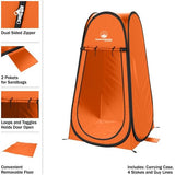 Pop Up Pod - Privacy Shower Tent, Dressing Room, or Portable Toilet Stall with Carry Bag for Camping, Beach, or Tailgate by Wakeman Outdoors