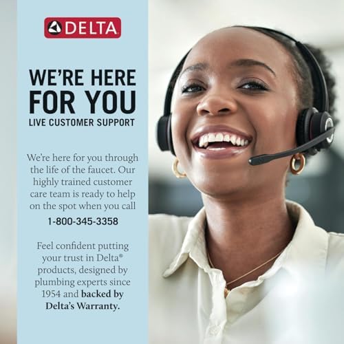 Delta 35849LF-BL Nicoli Bathroom Faucet, Lever Handle, Matte Black