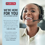 Delta 35849LF-BL Nicoli Bathroom Faucet, Lever Handle, Matte Black