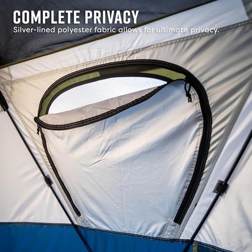 Territory Tents® Jet Set Privacy Shower Tent, Jet Set Framework, No Assembly, Camp Shower, Camp Restroom, Privacy Tent Shower, 78” x 62” x 62”, PT100DB
