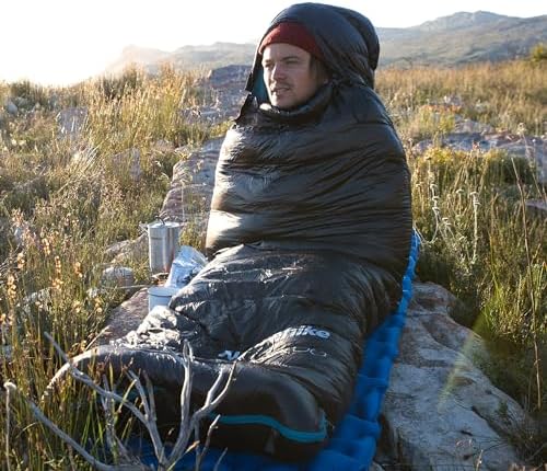 Naturehike Ultralight Down Sleeping Bag, 650FP, 3-4 Season, Adults, 32-42, Waterproof, Compact, Camping, Hiking