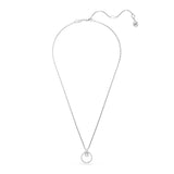 Swarovski Constella Pendant, Pavé, Round Cut, Clear, Rhodium Finished