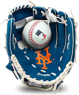 Franklin Sports MLB Youth Teeball Glove and Ball Set - Kids Baseball and Teeball Glove and Ball - Perfect First Kids Glove - 9.5"