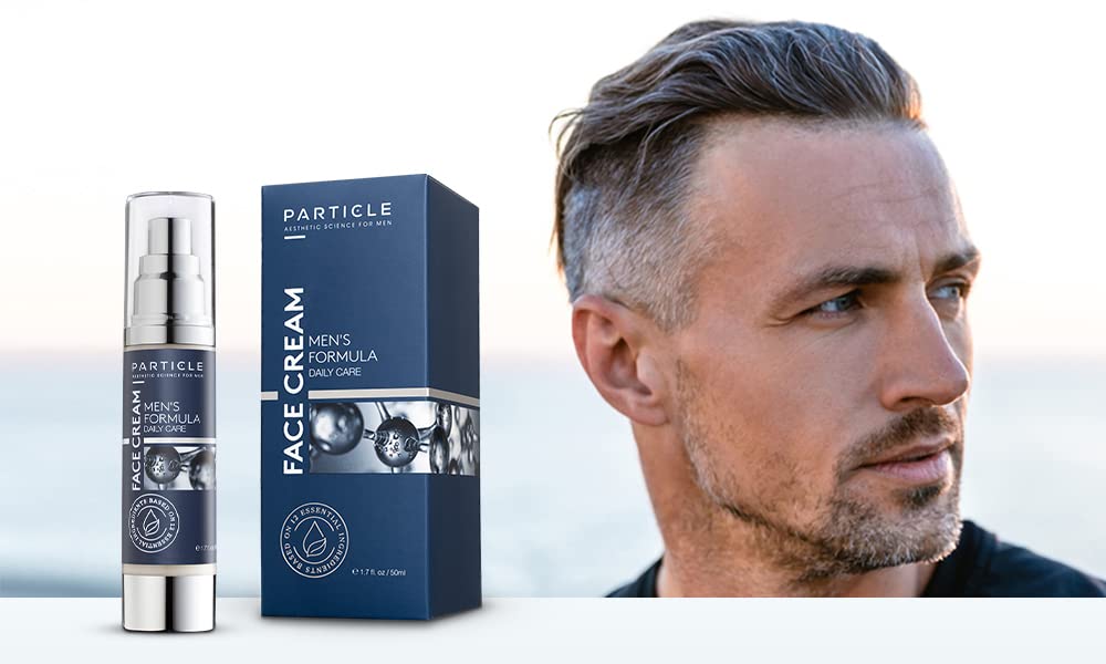 Particle 6-in-1 Face Cream for Men Anti-Aging Moisturizer, Reduces Wrinkles, Dark Spots & Eye Bags, Pack of 1 (1.7 oz.