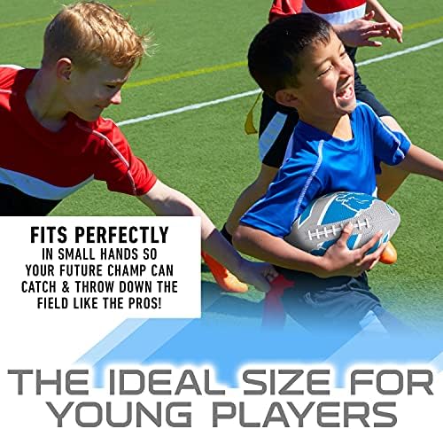 Franklin Sports NFL Team Footballs - Rubber Youth Mini Footballs for All NFL Teams - Kids Junior 8.5" Football - Official NFL Licensed Footballs