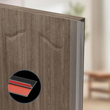 T-Shaped Door Draft Stopper, 1.97 in x 20 Ft Silicone Seal Strip for Windows Gaps, 1.8mm Thickest Seal Strip Weather Stripping Shower Sweep, Clear