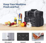 Maelstrom Soft Cooler Bag,Collapsible Soft Sided Cooler,24/30/60/75 Cans Beach Cooler,Ice Chest,Large Leakproof Camping Cooler,Portable Travel Cooler for Grocery Shopping,Camping,Road Trips