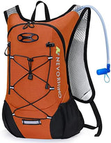 Lightweight Hydration Backpack, Running Backpack with 2L Water Bladder, Hydro Water Daypack for Cycling Hiking Rave for Men Women