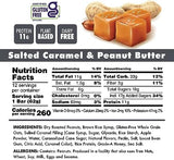 Bonk Breaker Plant Based Protein Bars, Gluten Free, Dairy Free, 11g Protein, Salted Caramel & Peanut Butter, 12 Pack