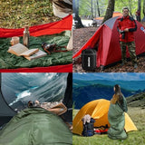 Flannel Sleeping Bag 0 Degree Cold Weather for Adults XXL Sleeping Bag 4 Season Big and Tall with Compression Sack