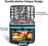 Maelstrom Soft Cooler Bag,Collapsible Soft Sided Cooler,24/30/60/75 Cans Beach Cooler,Ice Chest,Large Leakproof Camping Cooler,Portable Travel Cooler for Grocery Shopping,Camping,Road Trips