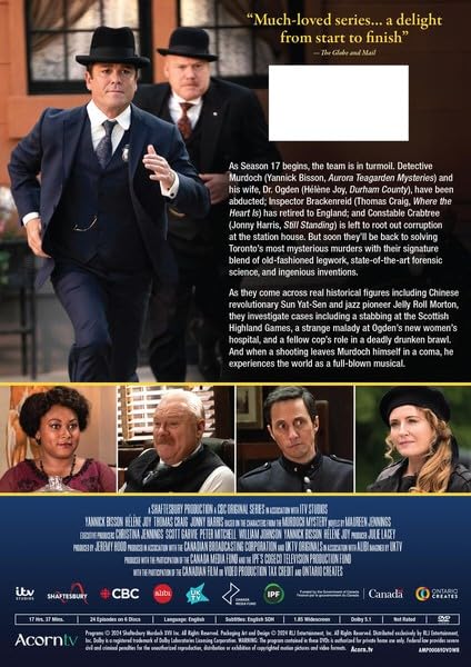 Murdoch Mysteries - Season 17 [DVD]