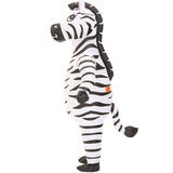 Arokibui Inflatable Zebra Costume Funny Blow up Animal Costume for Cosplay Party Christmas Halloween Suit Festival Suit Jumpsuit