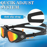 WIN.MAX Polarized Swimming Goggles Swim Pool Goggles Anti Fog Anti UV No Leakage Clear Vision for Men Women Adults Teenagers