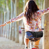 Packism Fanny Pack for Women Men - Fanny Packs for Women Cross Body Everywhere Belt Bag Bum Bag with 6 Zipper Pockets Plus Size & Adjustable Strap for Traveling Cycling Running Hiking