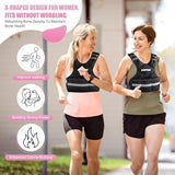 Adjustable Weighted Vest for Women, 6-12 Lbs Rucking Vest with 6 Ironsand Weights, Best Weighted Vest with Plus Pockets & Reflective Strips for Running, Walking, Workout and Strength Training