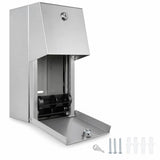 Stylever Commercial Toilet Paper Dispenser - 304 Stainless Steel Double Roll Holder - Heavy Duty Lockable Wall Mount Tissue Dispenser for Restroom - Metal Bathroom Fixtures