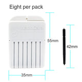 NanoCare Wax Guards for Widex/Phonak/Unitron and Resound Hearing Aids with Cleaning Tools Kit and Carry Case-24Filters