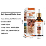 Dark Knuckle Whitening Serum, 1.7 Fl Oz Joint Darkening Serum, Lighten And Repair Melanin, Skin Care Removal Body Bleaching For Knuckle Elbows