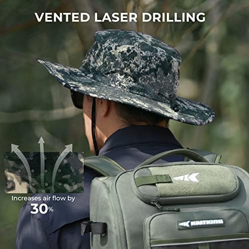 KastKing Sol Armis UPF 50 Boonie Hat - Sun Protection, Fishing, Beach & Hiking, Paddling, Rowing, Kayaking