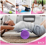 Yes4All High-Density Round Back Roller Foam, Exercise Foam Roller for Yoga, Pilates & Stretching - 12, 18, 24, 36 inch