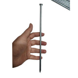Metal Stakes, 10 Inch 35Pcs Silver Galvanized Landscape Spikes,Garden Nails