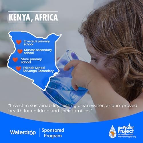 Waterdrop Remineralization Under Sink Water Filtration, 1/4” Quick Connect Post Filter for RO Reverse Osmosis Filter System, Restore Essential Minerals