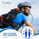 Hydration Water Bladder, Leak Proof Water Bladder for Hiking Backpack, BPA-Free Water Pouch Water Reservoir for Camping Cycling Running, 2Pack 1.5L 2L 3L