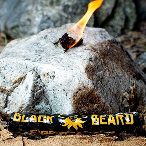 Rope (1 Rope) | 100% Weatherproof Fire Starter for Campfires | Can Light 50+ Fires with Over 4.5 Hour Burn Time | Infinite Shelf Life for Emergency Survival Kits | Made in USA