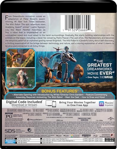The Wild Robot - Collector's Edition 4K Ultra HD + Blu-ray + Digital