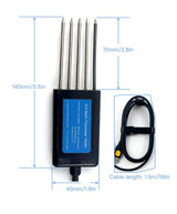 8 in 1 Soil Tester, Nitrogen, Phosphorus, Potassium Npk Tester, Ph, Moisture, Nutrient Conductivity, Ec Meter,High Accuracy Digital Sensitive,Soil Fertility Test
