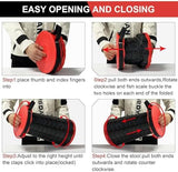 Upgraded Foldable Stool Thickened Set of 2, Portable Collapsible Stool Retractable Stool, Foldable Portable Collapsible Chair for Fishing, Hiking Tours, BBQ, Parties, Outdoor Activities (Red)