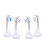 Emmi-dent Metallic/Professional 2-Pin Bristle-Head Attachments - Electric Toothbrush Replacement Heads. Cleans with Ultrasound Waves (Kids/Young Adult 4 Pack)