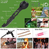 216 Pcs Survival First Aid Kits, Professional Survival Gear Equipment Tools First Aid Supplies kit for SOS Emergency Hiking Hunting Disaster Camping Adventures