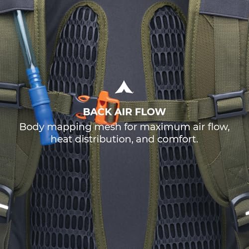 Teton Oasis Hydration Backpack – Lightweight Water Pack with Bladder for Hiking, Running, Cycling, Biking – 18L/22L Sizes – Sewn-in Rain Cover – Fits Men and Women