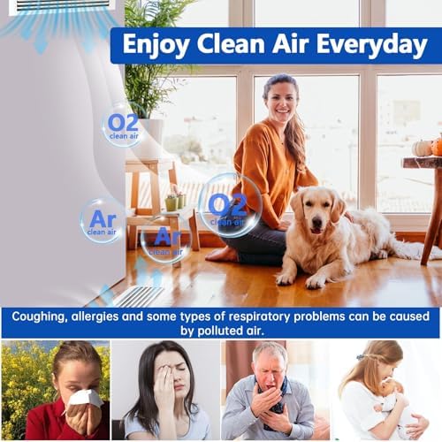 Air Vent Filters,20''x90''Cut to Fit Air Filter Material (80+Filters),MERV 8 Electrostatic Air Vent Filter for Home Floor, Grilles, Ceiling, HVAC Furnace Vents, With 48PCs Adhesive Hook Tape