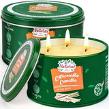 Citronella Candles Outdoor, Large 3-Wick Outdoor Candles for Patio Garden, Nature Soy Wax Lemomgrass Outside Candle, Long Lasting Decorative Summer Candle for Garden Camping, Backyard