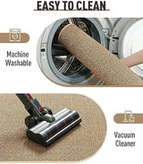 PADOOR Non Slip Stair-Treads Matching-Mat for Wooden Steps, Square Rubber Backing Non Slip Stair Landing Mat 30x30 inch