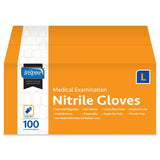 Inspire Nitrile Gloves Medical Examination | The Original Quality Stretch Cobalt Blue | 4.5 Grade Disposable Gloves Latex Free Doctors, EMT, Food Service, Cleaning, Household, Hospitals and More