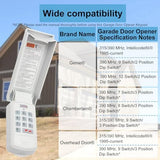 for Genie Garage Door Opener keypad Replacement, for All Genie/Overhead/Intellicode/DIP Switch Garage Door Openers, Wireless Keypad Keyless Entry, for Model GK-R/OKP-BX etc. Safe & Secure Access